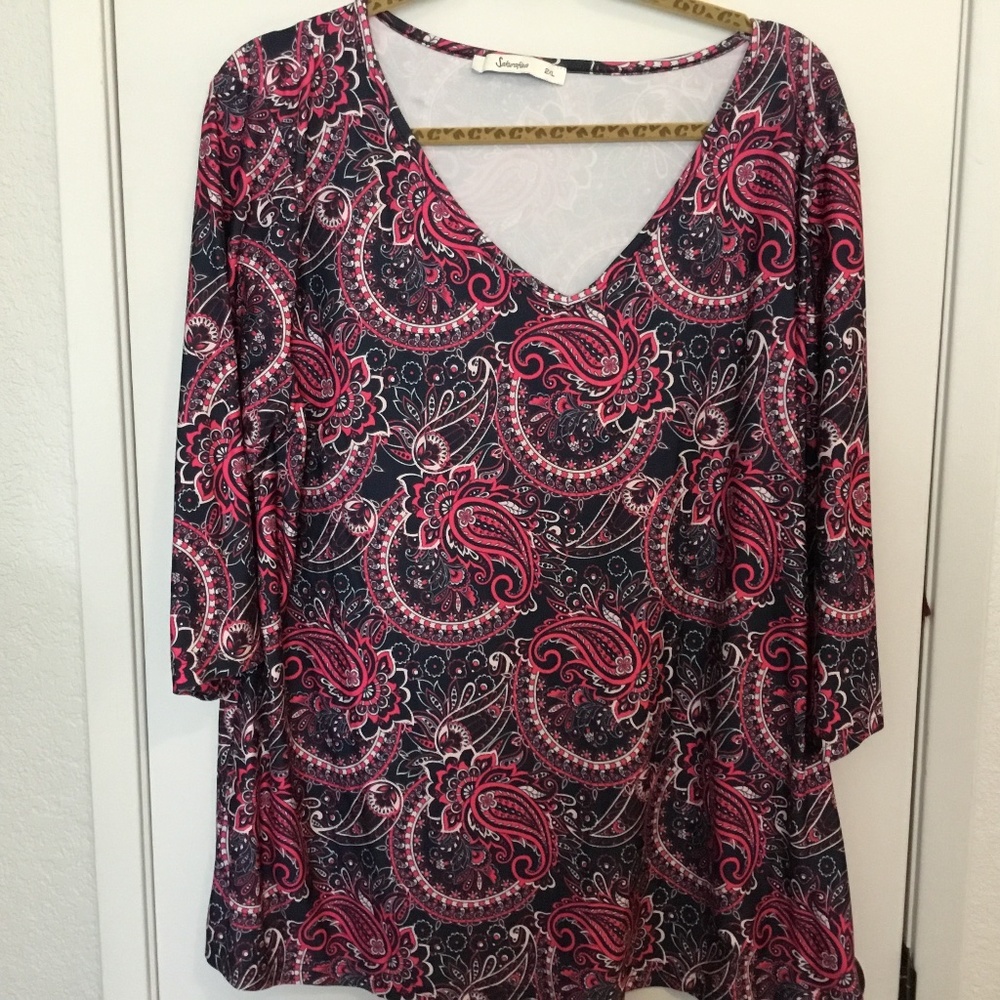 SAKURAFINA TUNIC, SIZE 2X